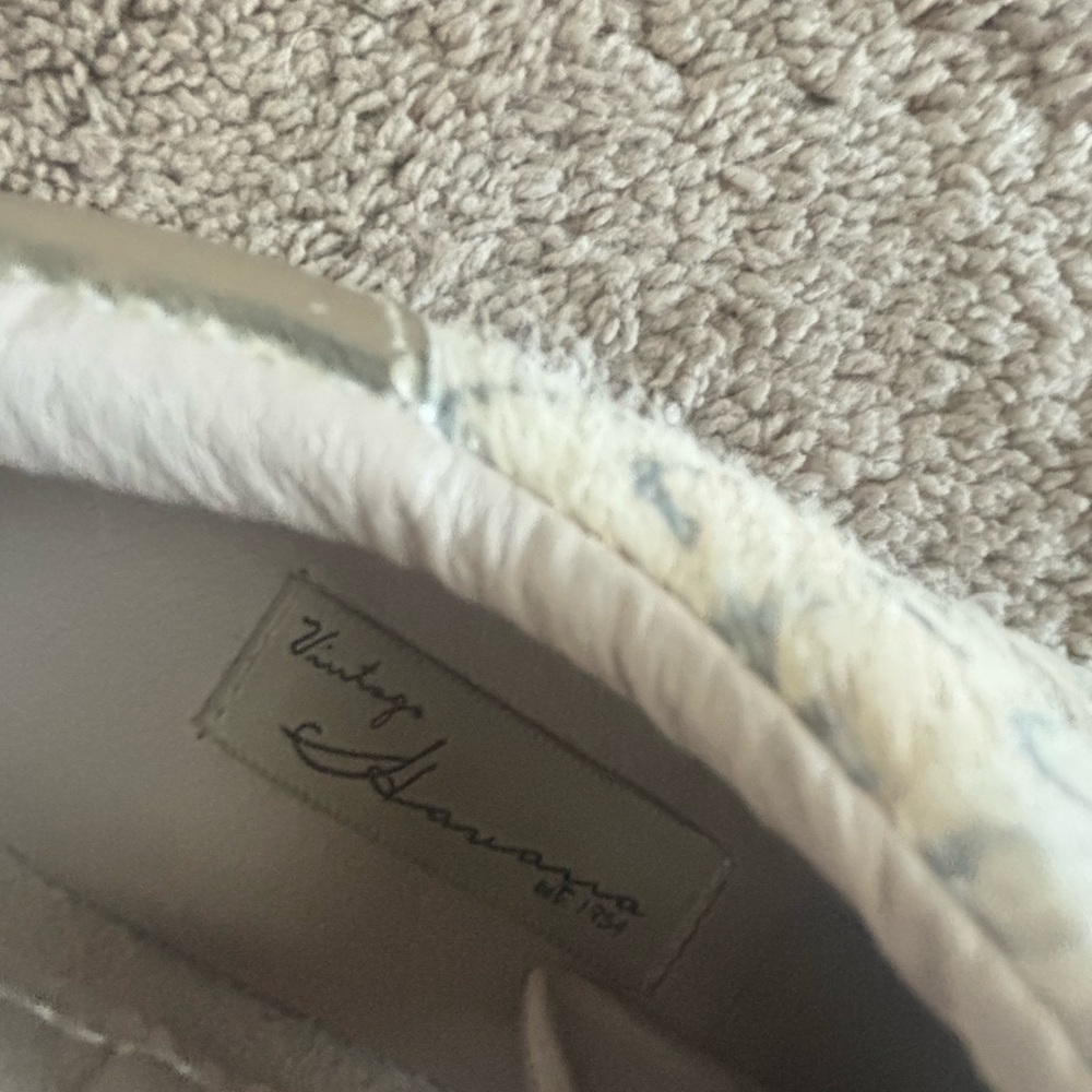 Vintage Ferragamo White Shoes